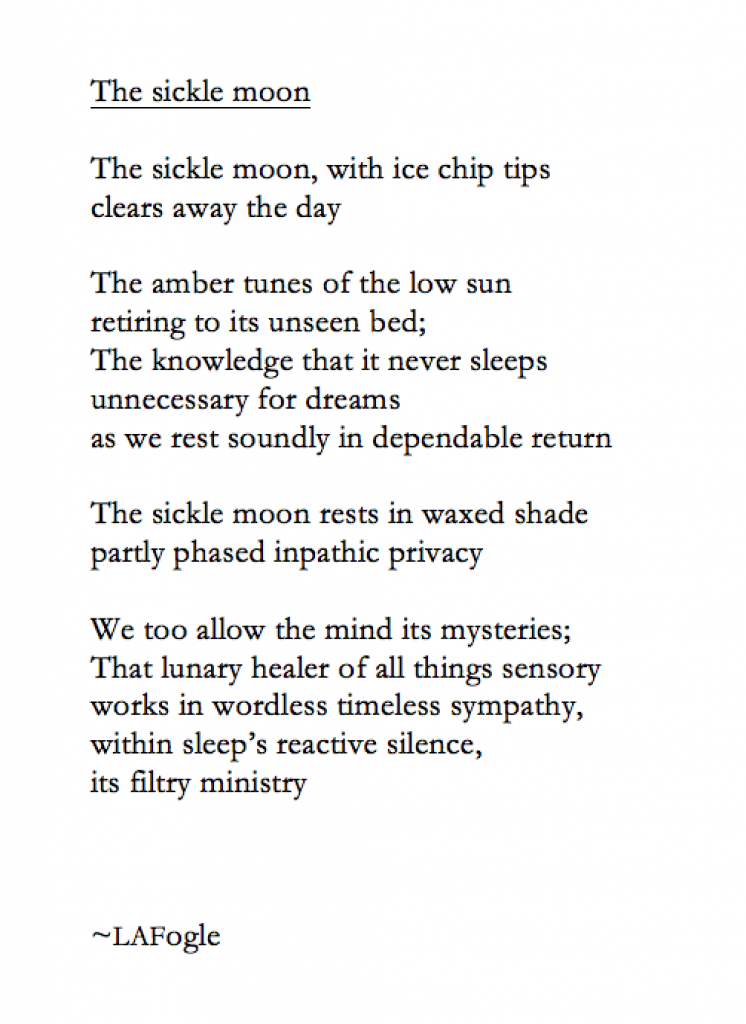 Sickle Moon poem image